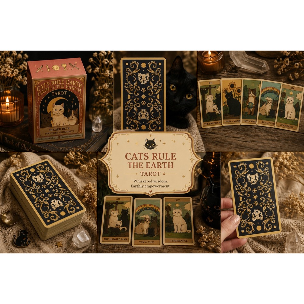Cats Rule the Earth Tarot Deck